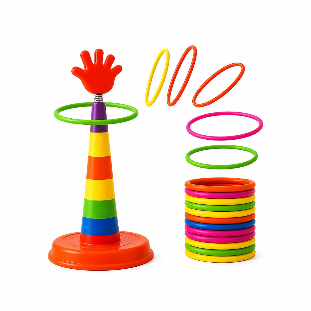 2 in 1 Stacking Ring Toss 