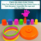 2 in 1 Stacking Ring Toss Game Toy