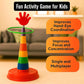 2 in 1 Stacking Ring Toss Game Toy