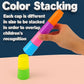 2 in 1 Stacking Ring Toss Game Toy