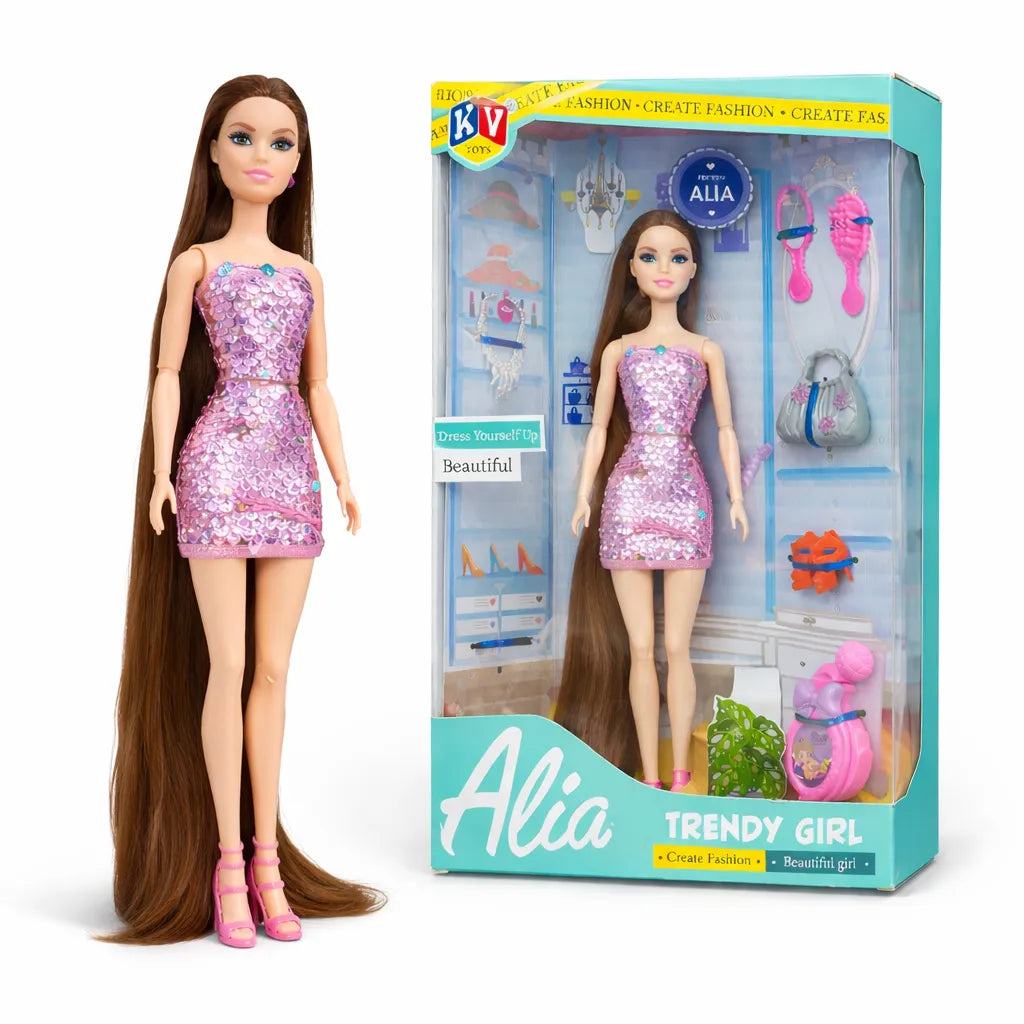 Alia Fashion Doll Set with Accessories for Girls