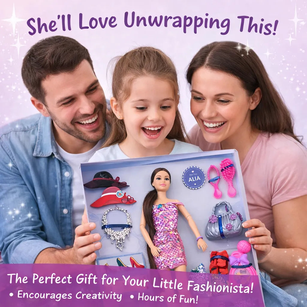 Alia Fashion Doll Set with Accessories for Girls