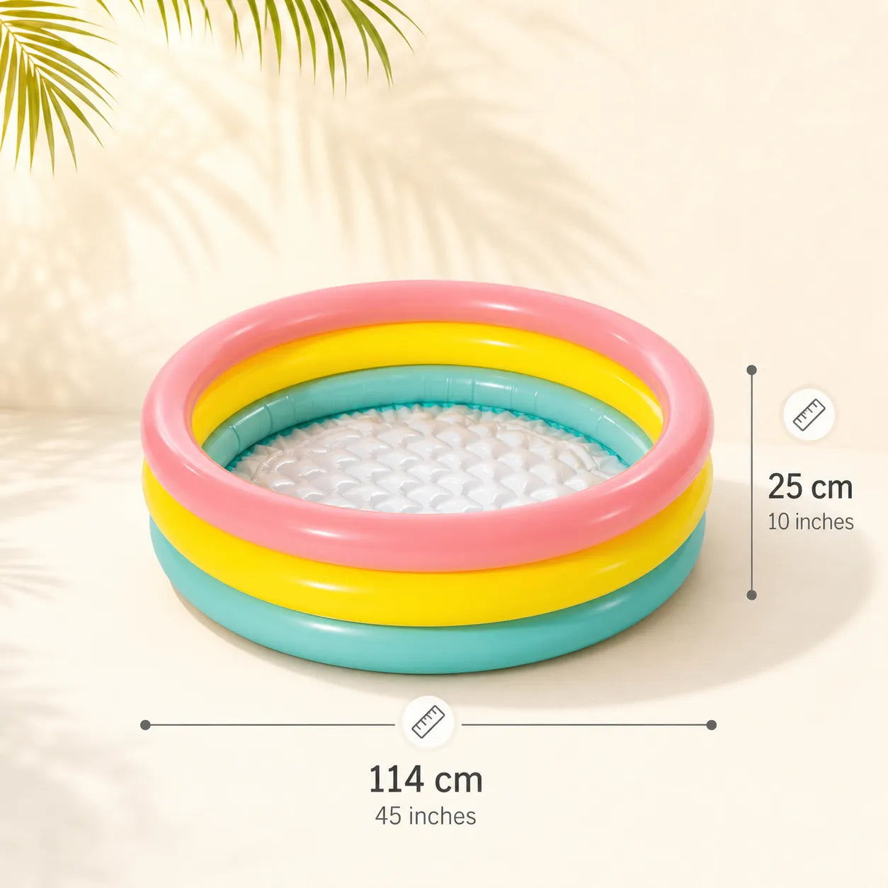 Rainbow Inflatable Kids Swimming Pool
