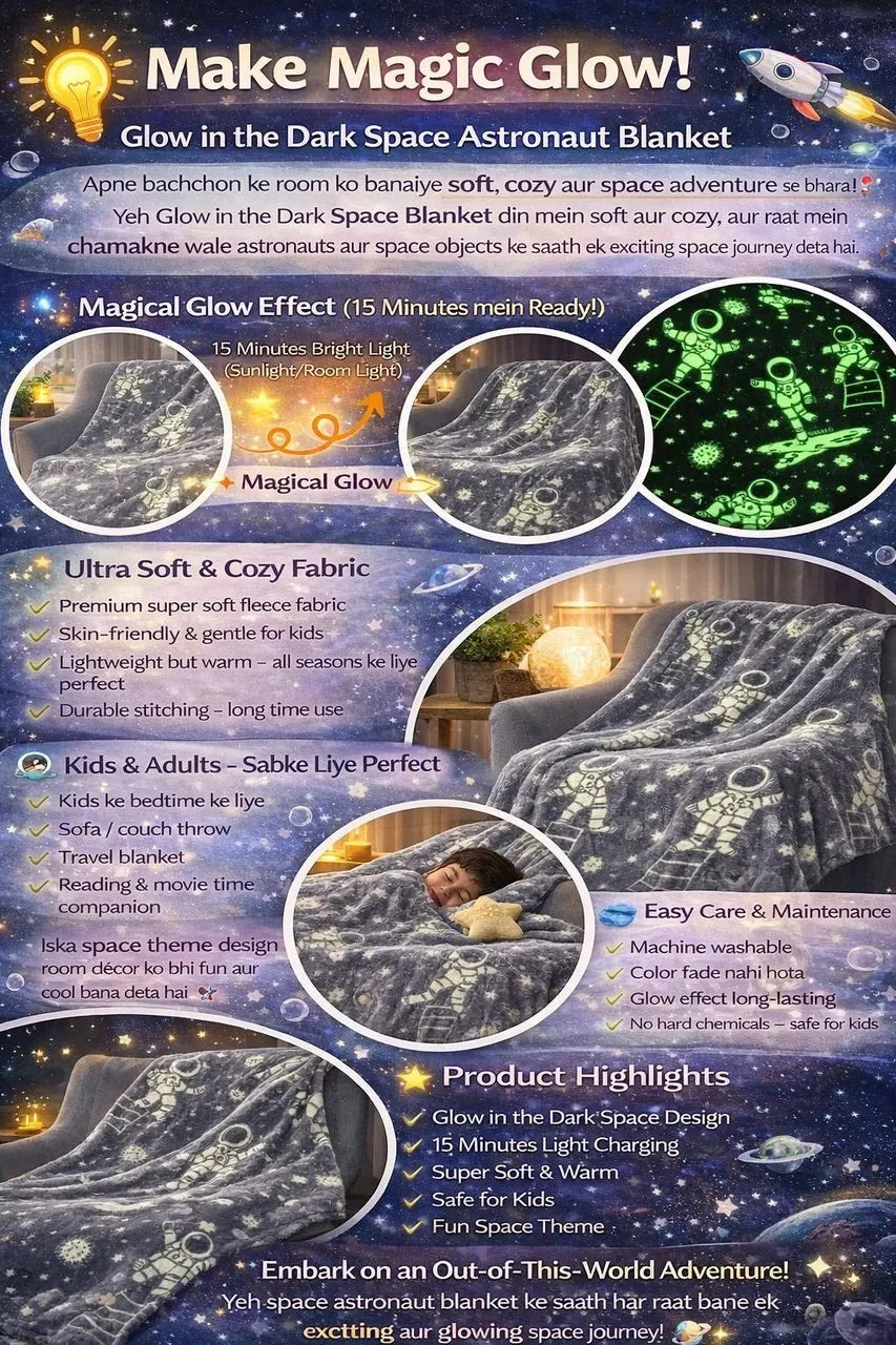 Blanket for Kids – Astronaut
