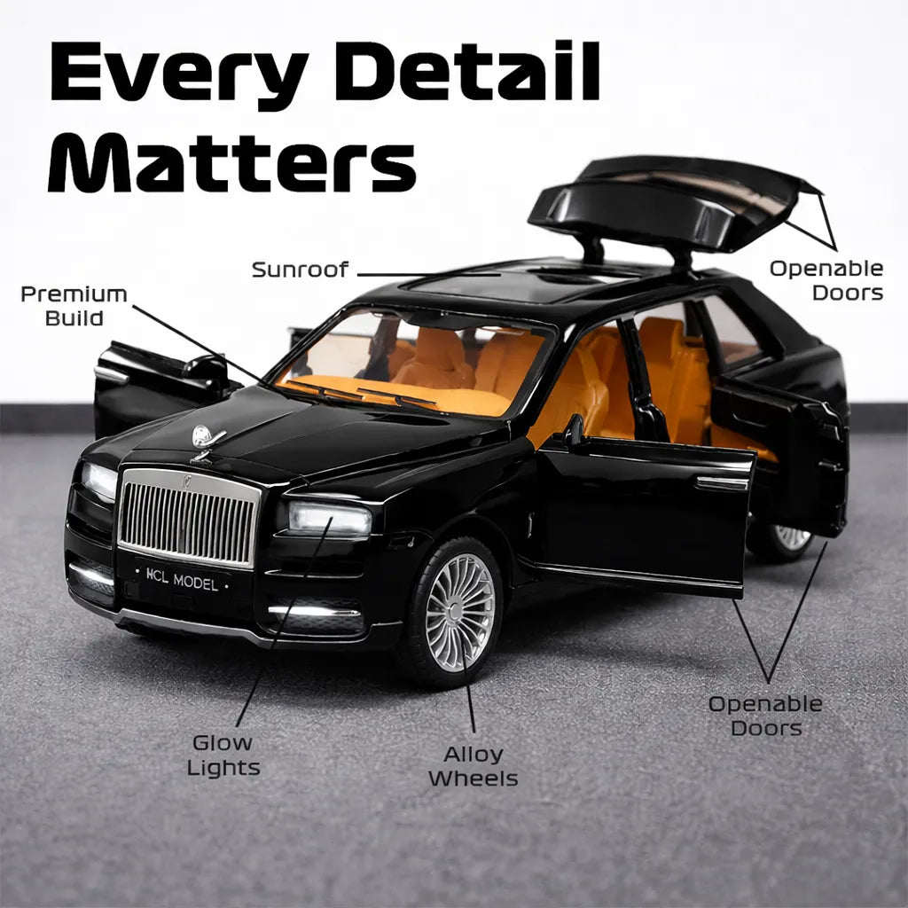 Premium RC Cullinan Toy SUV in black color