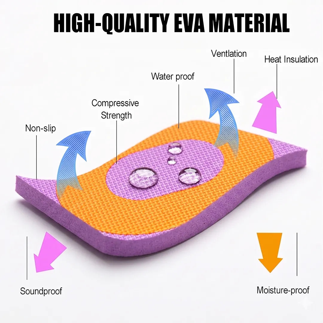 Colorful EVA Foam Number Puzzle Mat for Kids