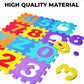 Colorful EVA Foam Number Puzzle Mat for Kids