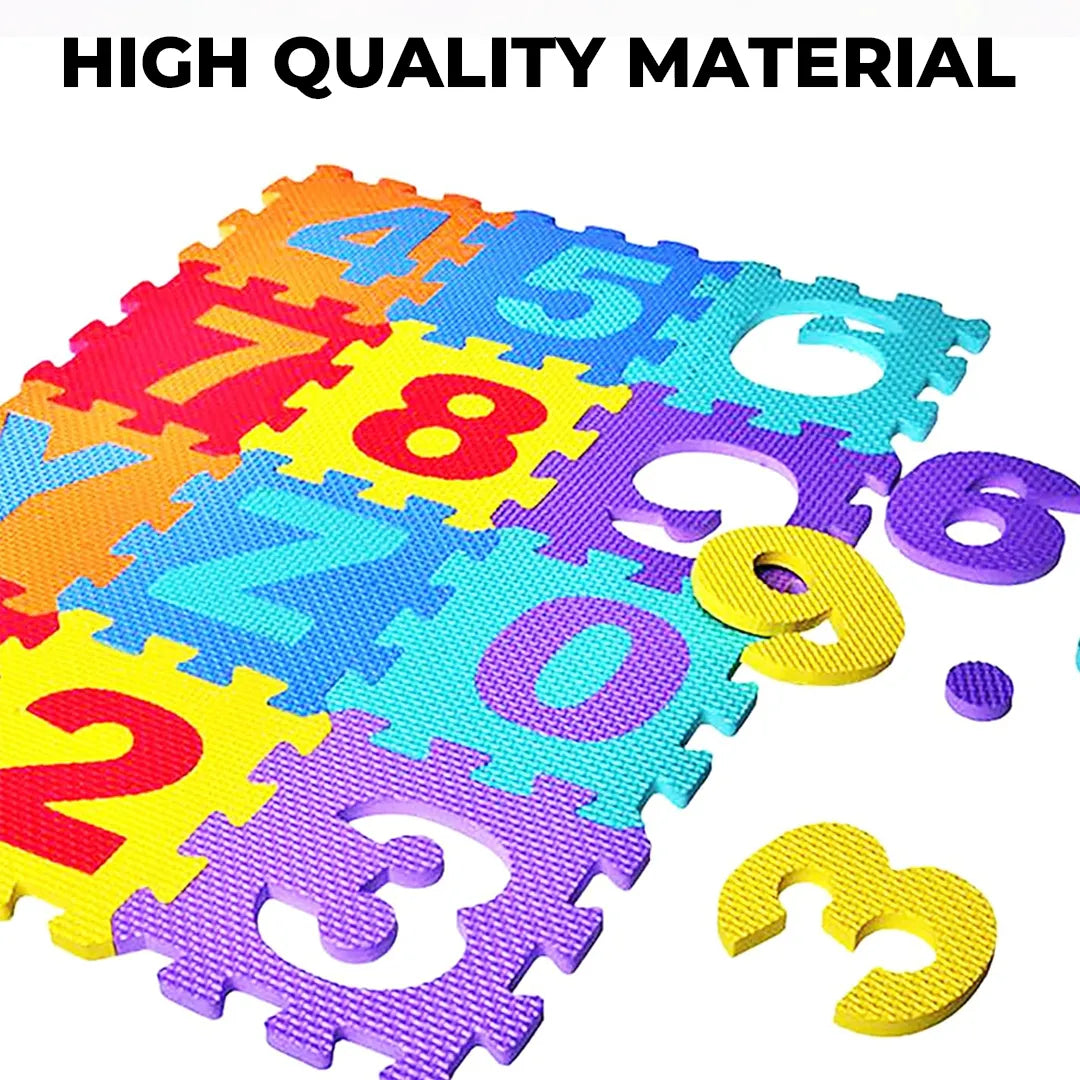 Colorful EVA Foam Number Puzzle Mat for Kids