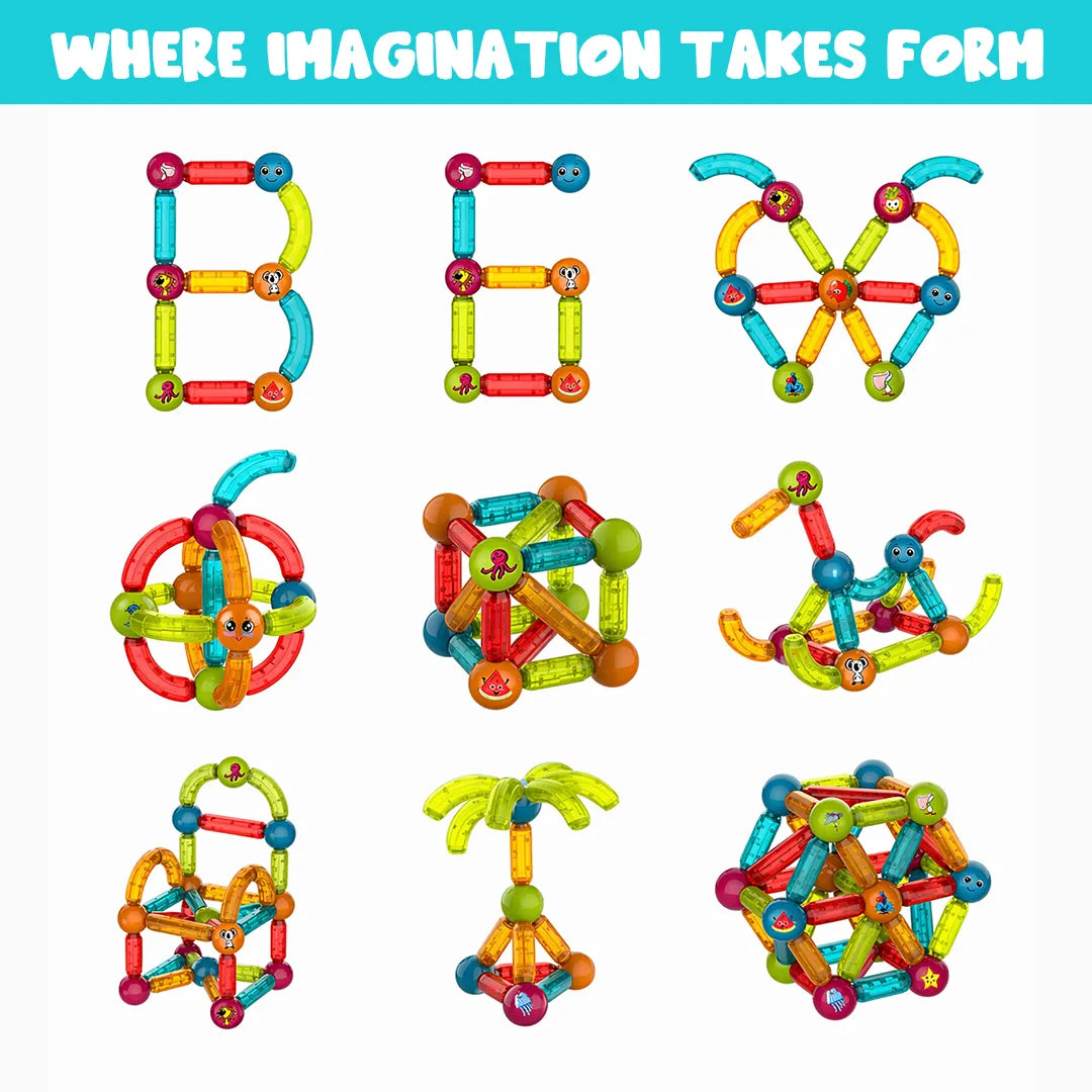 Magnetic-stick-block