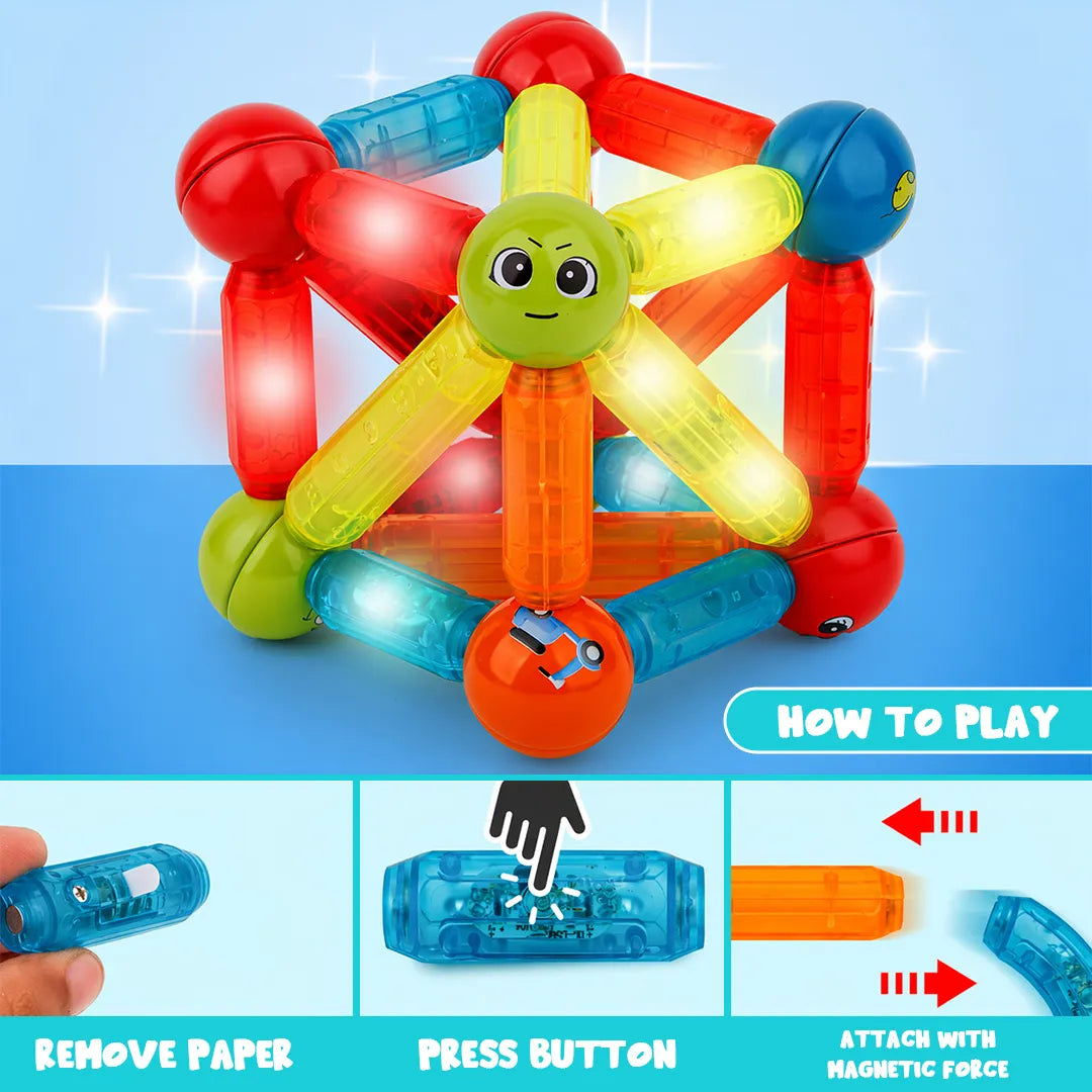 Magnetic-stick-block