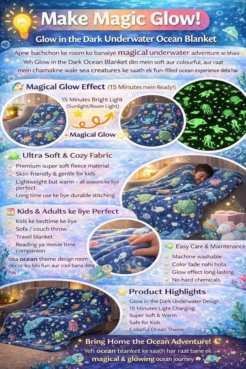 Blanket for Kids –Sea World 
