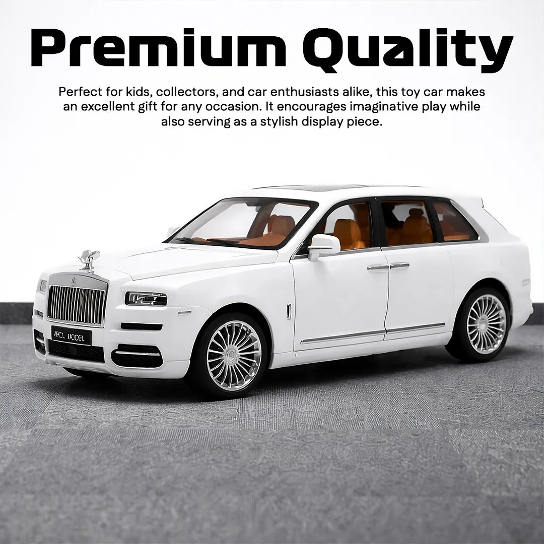 Premium RC Cullinan Toy SUV in White Color